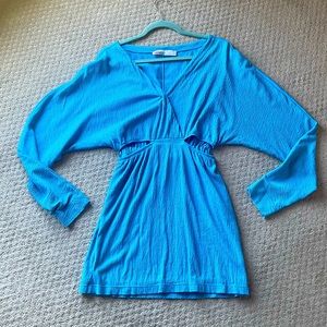 Free People Beach line Dolman Dress with cut outs